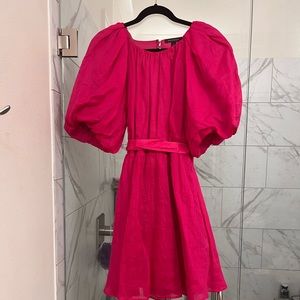 Banana Republic Deep Pink Mid length dress